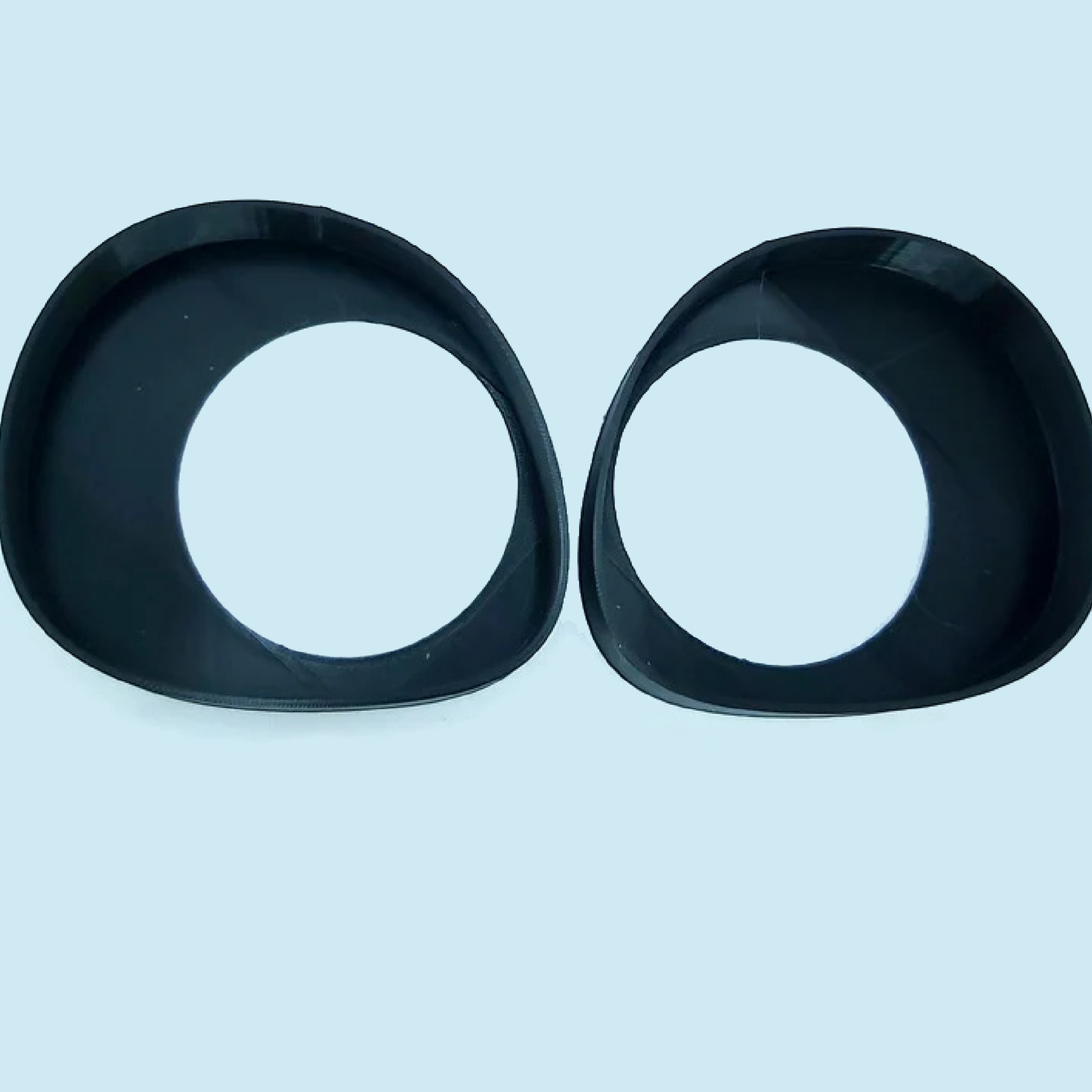 Black Fursuit Eyes 3D Printed Furry Toony Eye Blanks for Fursuits and Costume